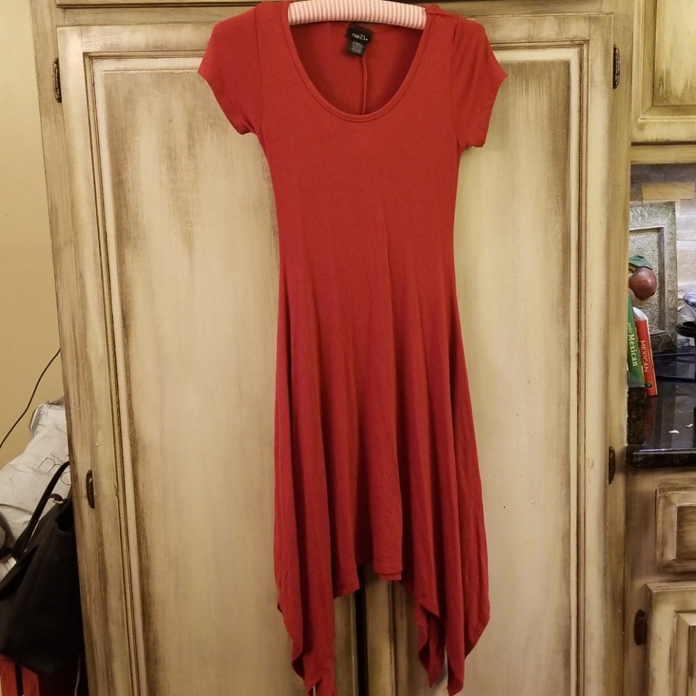 Rust Red Knit Dress. Never Worn.